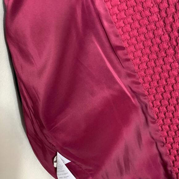 J. Crew Portfolio jacket in Matelasse Deep Berry - Picture 9 of 11